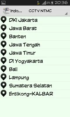 Indonesian CCTV android App screenshot 2